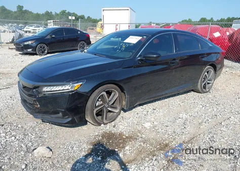 2021 Honda Accord Sport из США, поврежденный, VIN 1HGCV1F31MA020412